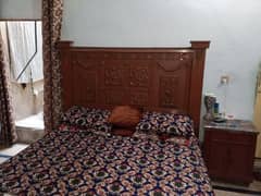 Double bed and drassing for sale in low price
