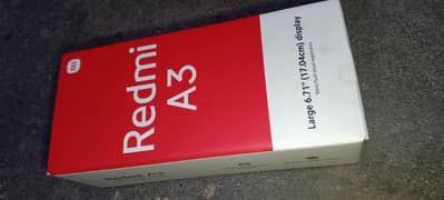 redme a3 new mobile full wernty box pak