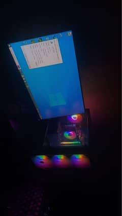 GAMING SETUP  WITH SCREEN