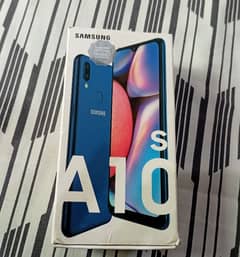 samaung a10s all ok  with box pta approved  cover bi ha good condition