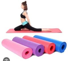 Yoga Mat for Adults EXERCISE FITNESS MAT (4 mm) New