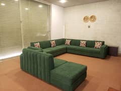 L shaped sofa