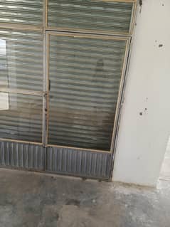 glass door