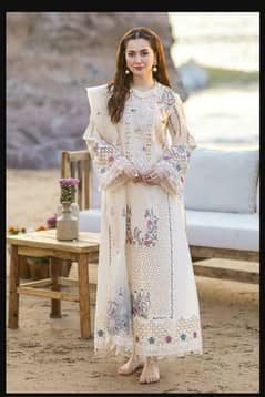 3 pcs women's unstitched suit