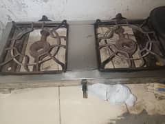 steel double stove for sale