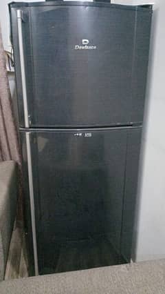 Dawlance full size fridge black colour condition 9/10