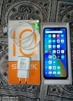 tecno spark 10 complete Saman 4+4/128gb in lalukhet 03112332537