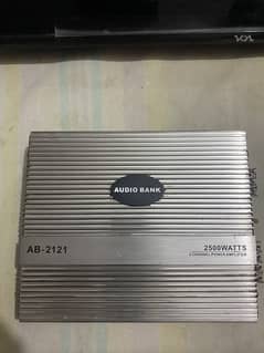 Amplifier 2500 WATTS 2 Channel Power