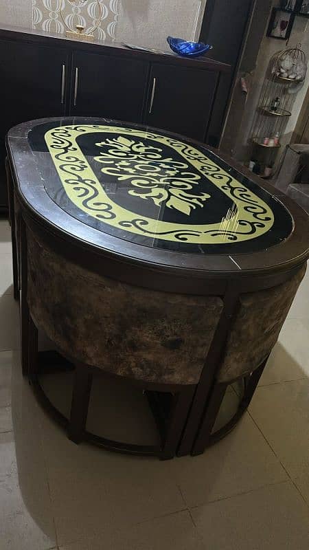 dininng tables and one side table 1