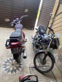 2 bika ha Ik united 100 or Ik bika Honda cD-70 dream