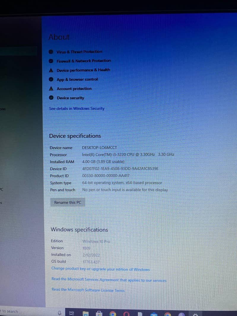 Intel Core i5 4th generation Full set up 22 LED 7