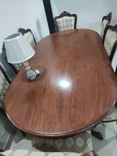 8-Seater Dining Table Set – (Made with  chinioti wood]