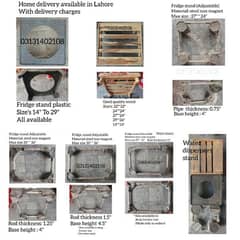 fridge / washing machine/ deep freezer stands available