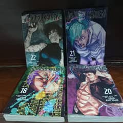 Jjk manga from 18 to 22 full set in English