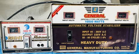 Stabilizers (3k and 10k watt)