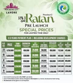 Fahad Farman Associates (Honest Plus) offers 3.5 Marla 20*40ft Possession Plot