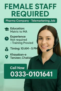 Female staff required