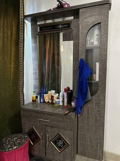 bed with side tables + dressing for sell