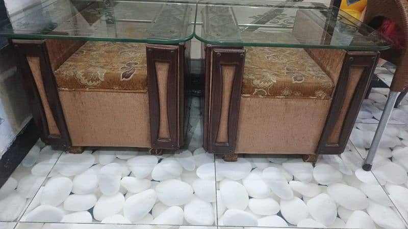 3+2+1 sofa set with three tables 0