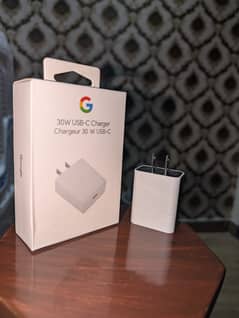 Google Pixel 30 Watt Orignal Charger Adapter + Type C Cables