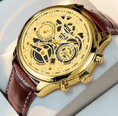 2025,2026 new wokai business whach quartz sport watchs colour gold