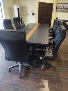 Conference Table with 7 chairs for sale