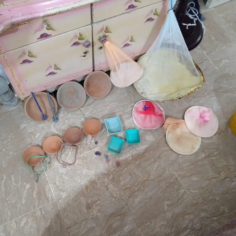 birds pots , sticks ,  net cage , nesting material finch budgies — photo 5