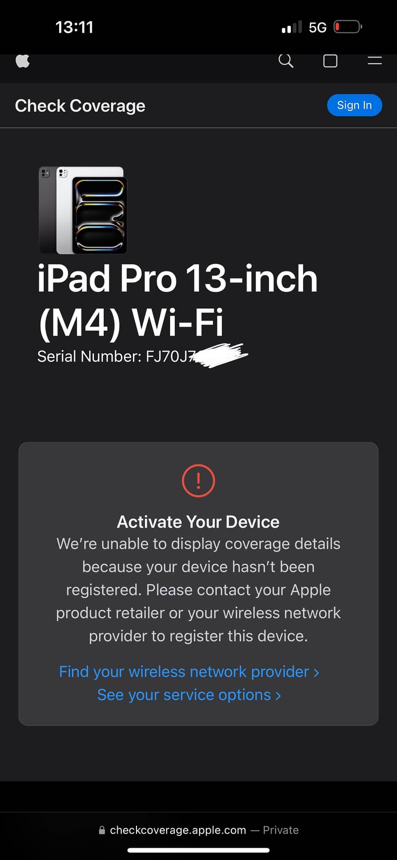iPad Pro M4 13" WiFi- Brand new 256GB (1 year Apple warranty) 2