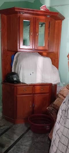 wooden cupboard