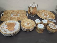 chinne ka golden tea set only 3 cup available