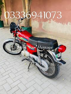 Honda 125 Punjab number new tire engine wise okay engine 10 by 10