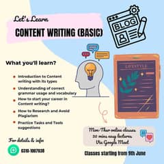 Content writing Course (Basic)