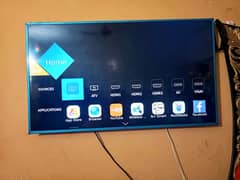 55" Haier Smart led TV android 4k ultra almost new