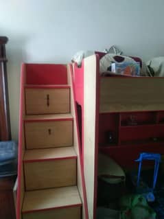 Double baby bed