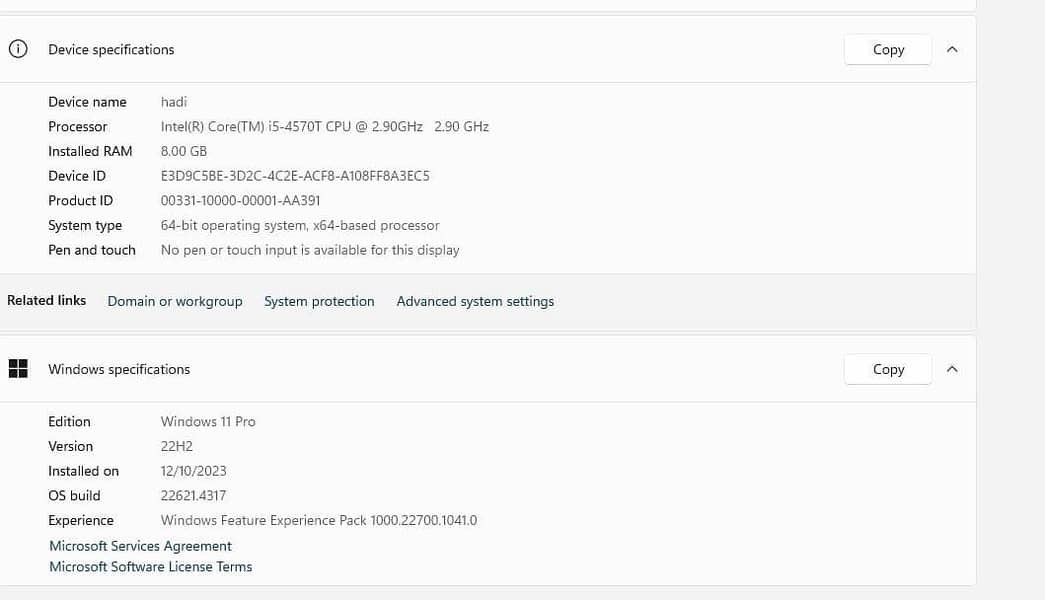 Core i5 Desktop and LCD complete set 5