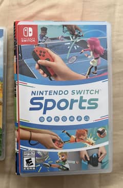 Nintendo switch sports with leg strap