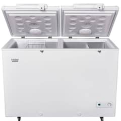 Haier HDF-385H Double Door Chest Deep Freezer Inverter