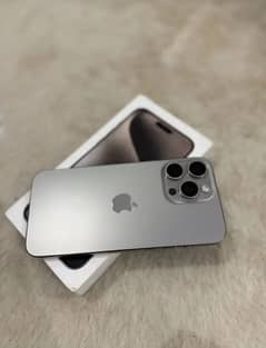 Iphone 15 pro max 256GB non pta jv natural titanium
