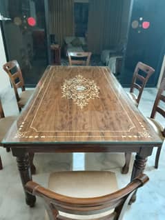 sheesham wood dining table