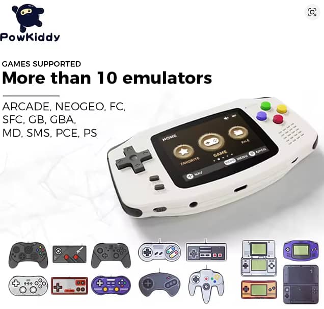POWKIDDY A30 Handheld Game Console - Retro Game Handheld Console 0