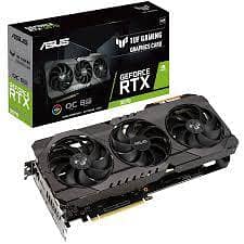 Asus Tuff Gaming 3070 8gb Gaming Graphics Card slightly Used