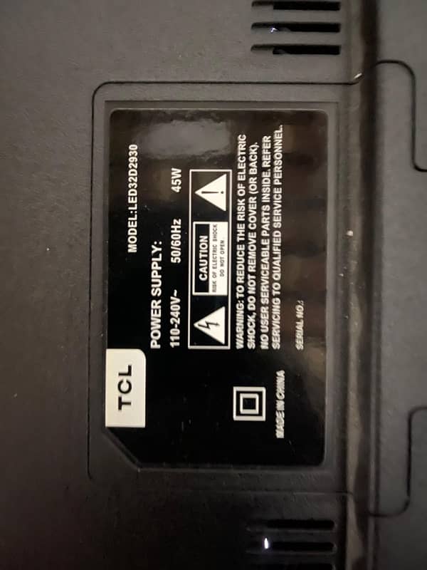 TCL orignal 32 inch smart LED display broken 3