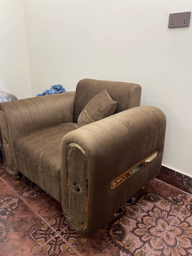 7seater sofa set with table 3