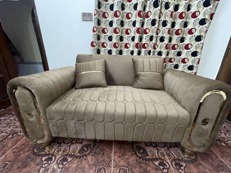 7seater sofa set with table 5
