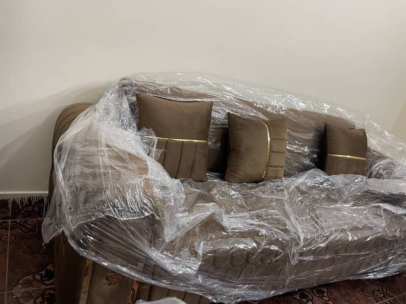7seater sofa set with table 6