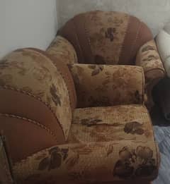 2 x singal seater sofa