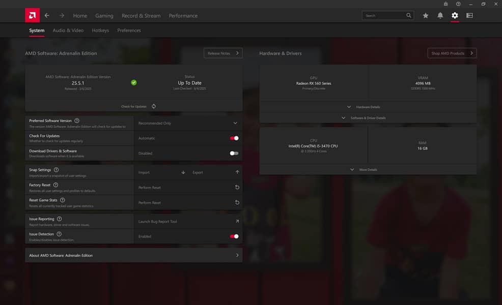 [AMD RADEON ] RX 560 {4gb GDDR 5 }128 bit 6