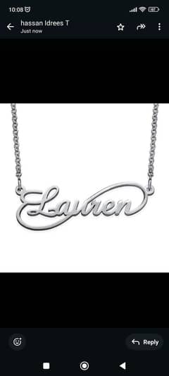Personalized Custom Name Necklace - Unique Handcrafted Jewelry Gift