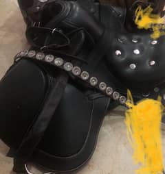 saddle for sale pure lather with knee sport olny saddle