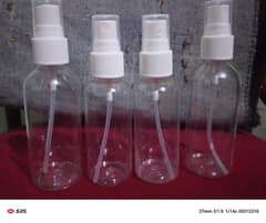 spray bottles one bottle Rs:120.